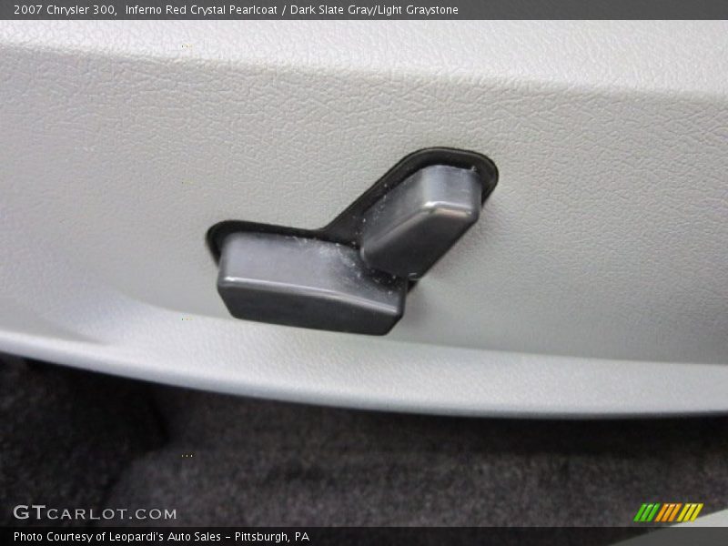 Inferno Red Crystal Pearlcoat / Dark Slate Gray/Light Graystone 2007 Chrysler 300