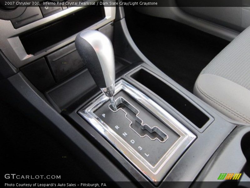 Inferno Red Crystal Pearlcoat / Dark Slate Gray/Light Graystone 2007 Chrysler 300