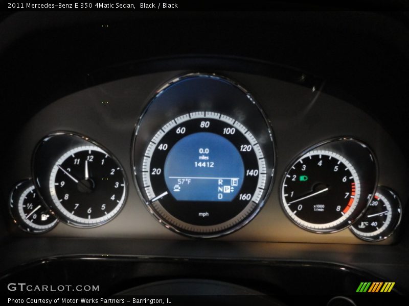 Black / Black 2011 Mercedes-Benz E 350 4Matic Sedan