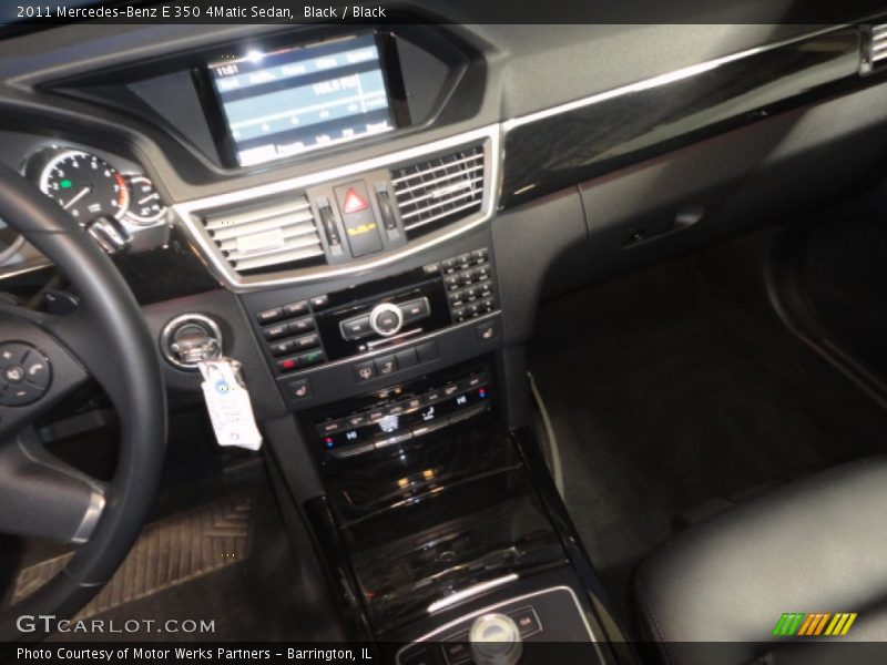 Black / Black 2011 Mercedes-Benz E 350 4Matic Sedan