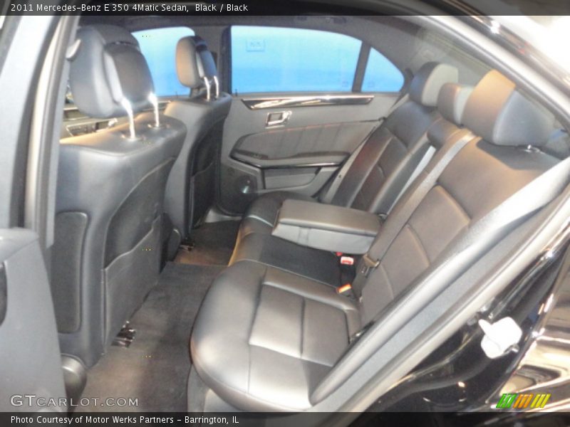 Black / Black 2011 Mercedes-Benz E 350 4Matic Sedan