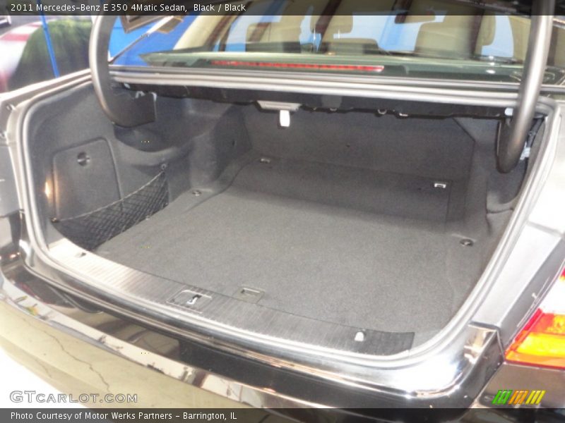 Black / Black 2011 Mercedes-Benz E 350 4Matic Sedan