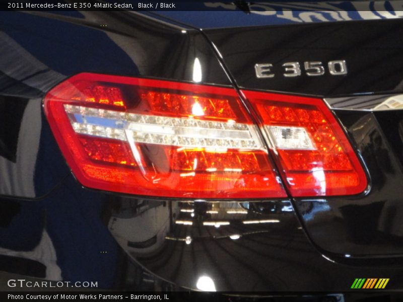 Black / Black 2011 Mercedes-Benz E 350 4Matic Sedan