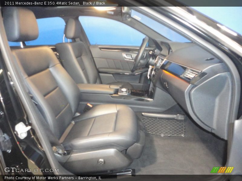 Black / Black 2011 Mercedes-Benz E 350 4Matic Sedan