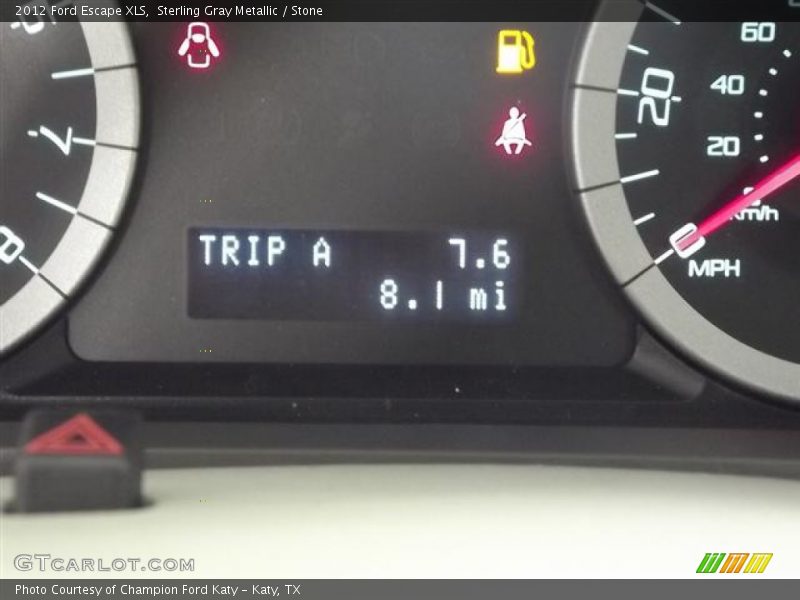 Sterling Gray Metallic / Stone 2012 Ford Escape XLS