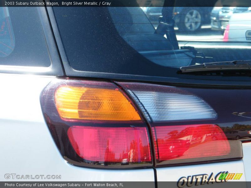 Bright Silver Metallic / Gray 2003 Subaru Outback Wagon