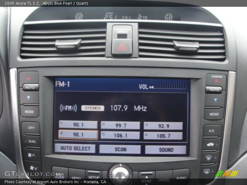 Abyss Blue Pearl / Quartz 2005 Acura TL 3.2