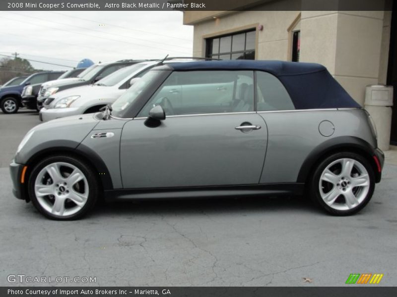 Astro Black Metallic / Panther Black 2008 Mini Cooper S Convertible