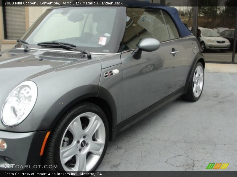 Astro Black Metallic / Panther Black 2008 Mini Cooper S Convertible