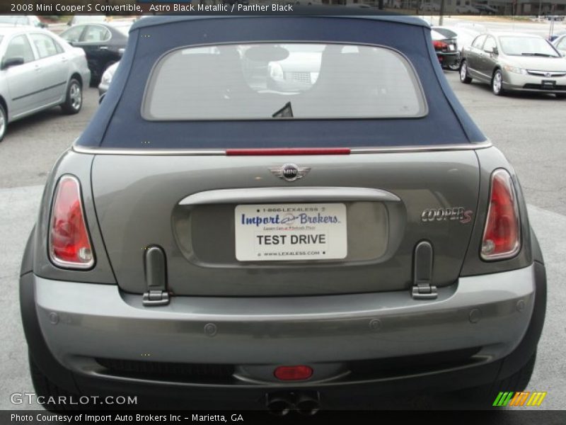 Astro Black Metallic / Panther Black 2008 Mini Cooper S Convertible