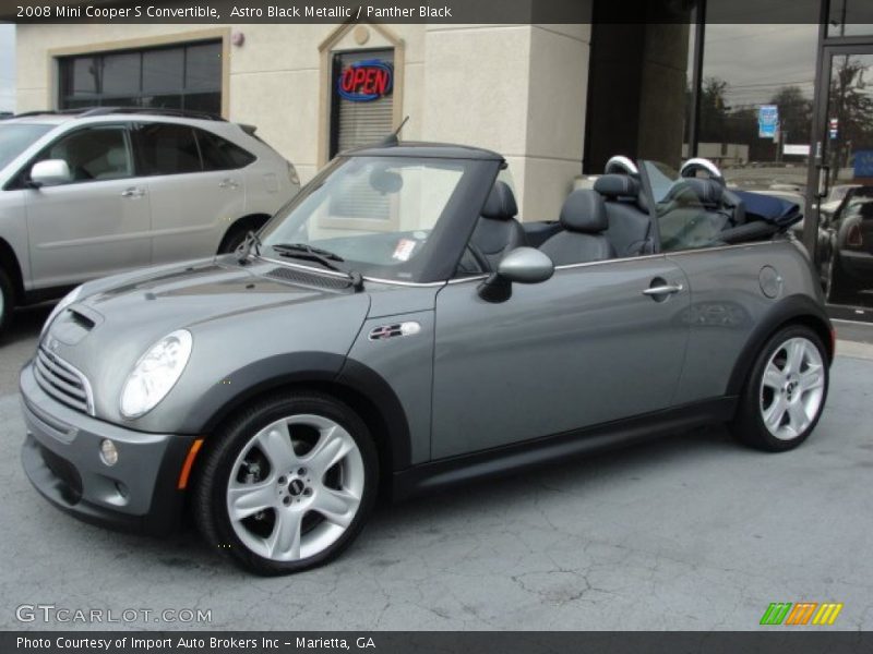 Astro Black Metallic / Panther Black 2008 Mini Cooper S Convertible