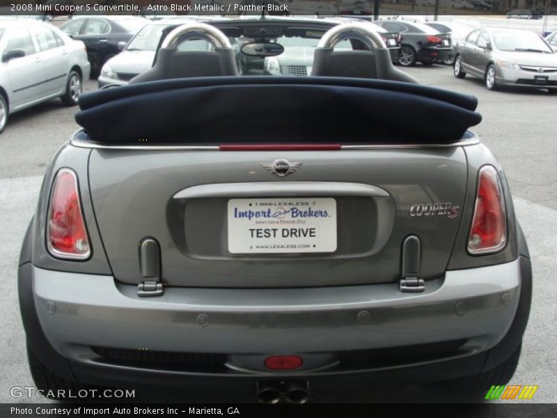 Astro Black Metallic / Panther Black 2008 Mini Cooper S Convertible