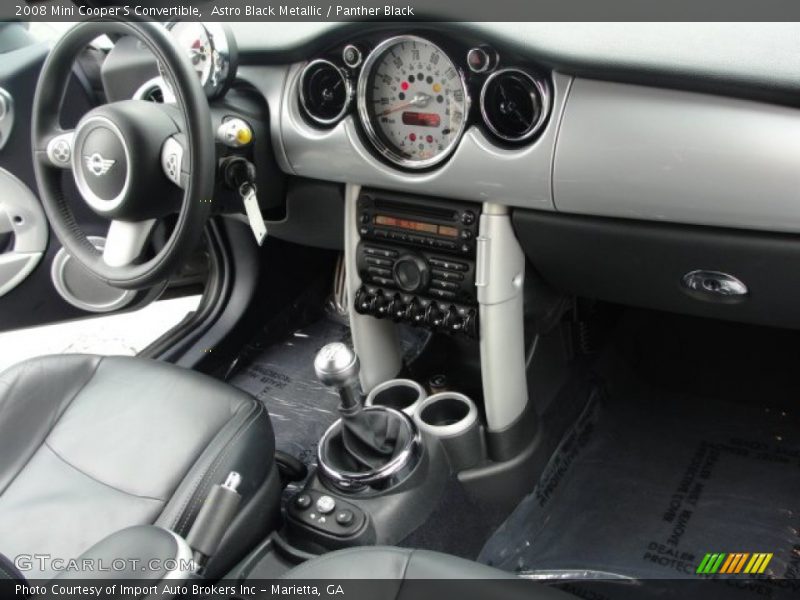 Astro Black Metallic / Panther Black 2008 Mini Cooper S Convertible