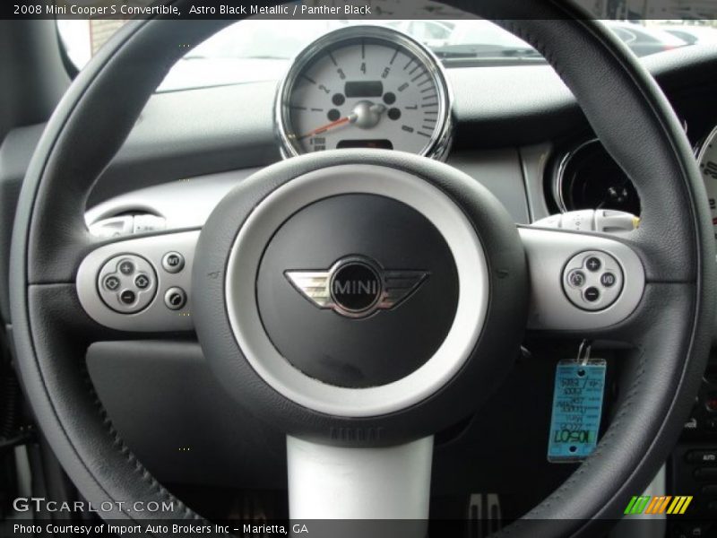 Astro Black Metallic / Panther Black 2008 Mini Cooper S Convertible