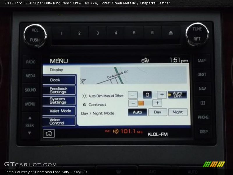 Forest Green Metallic / Chaparral Leather 2012 Ford F250 Super Duty King Ranch Crew Cab 4x4