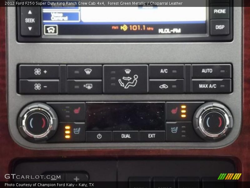 Forest Green Metallic / Chaparral Leather 2012 Ford F250 Super Duty King Ranch Crew Cab 4x4