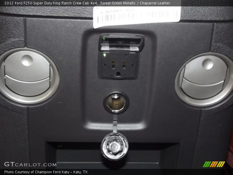 Forest Green Metallic / Chaparral Leather 2012 Ford F250 Super Duty King Ranch Crew Cab 4x4