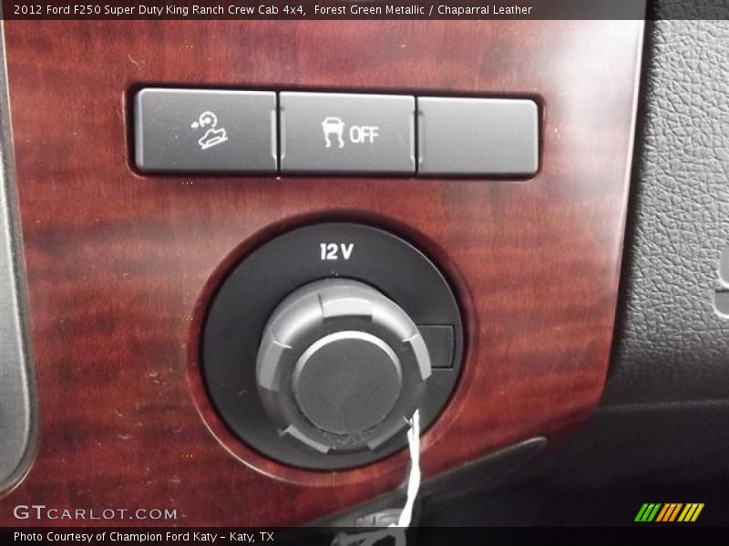 Forest Green Metallic / Chaparral Leather 2012 Ford F250 Super Duty King Ranch Crew Cab 4x4