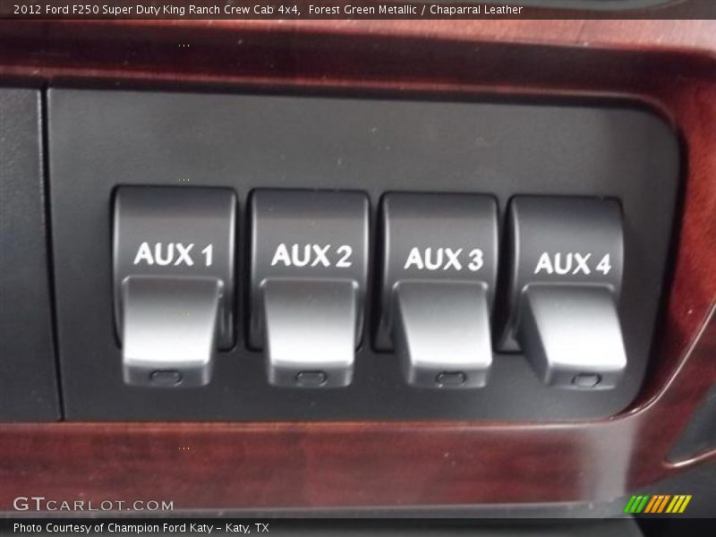 Forest Green Metallic / Chaparral Leather 2012 Ford F250 Super Duty King Ranch Crew Cab 4x4
