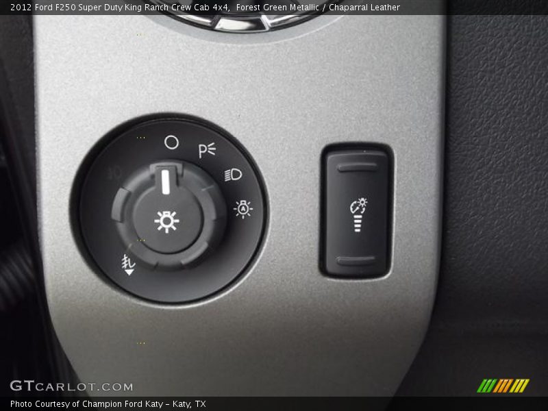 Forest Green Metallic / Chaparral Leather 2012 Ford F250 Super Duty King Ranch Crew Cab 4x4