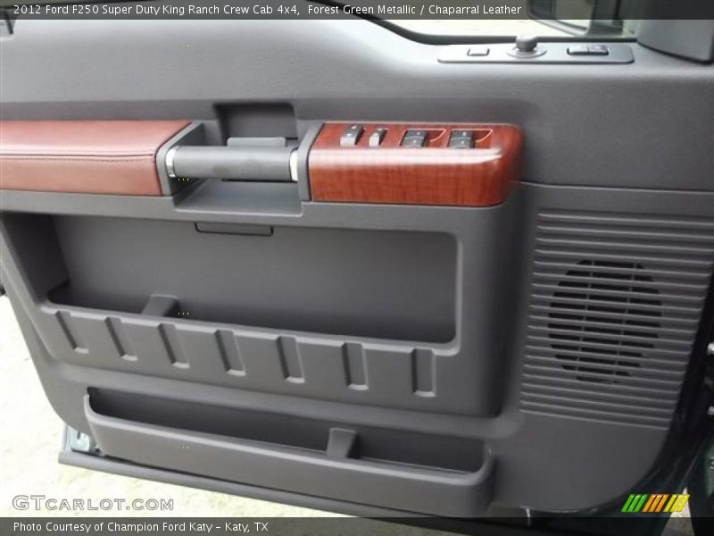 Forest Green Metallic / Chaparral Leather 2012 Ford F250 Super Duty King Ranch Crew Cab 4x4