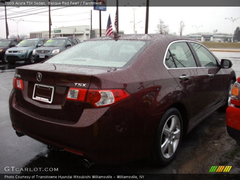 Basque Red Pearl / Parchment 2009 Acura TSX Sedan