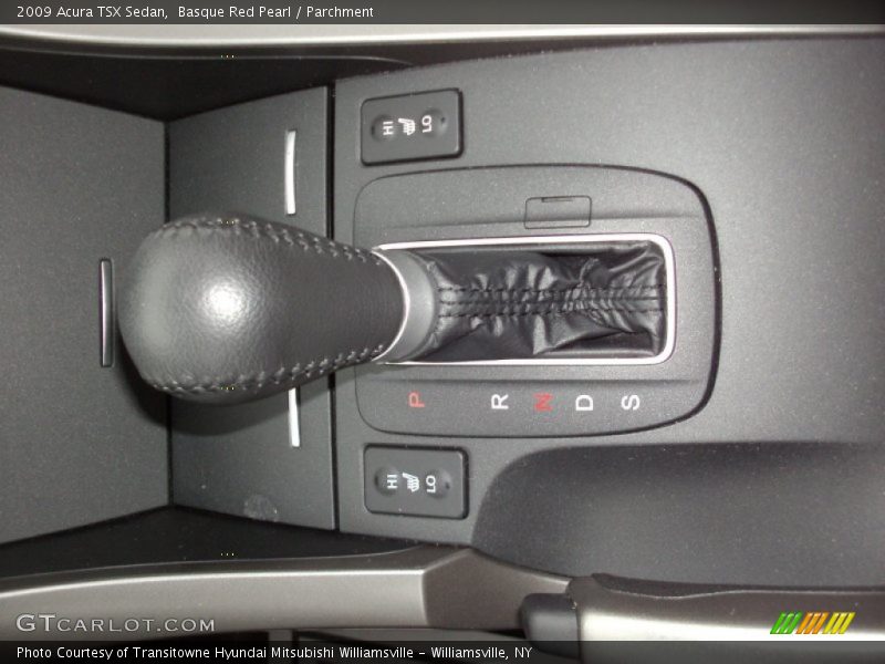 Basque Red Pearl / Parchment 2009 Acura TSX Sedan