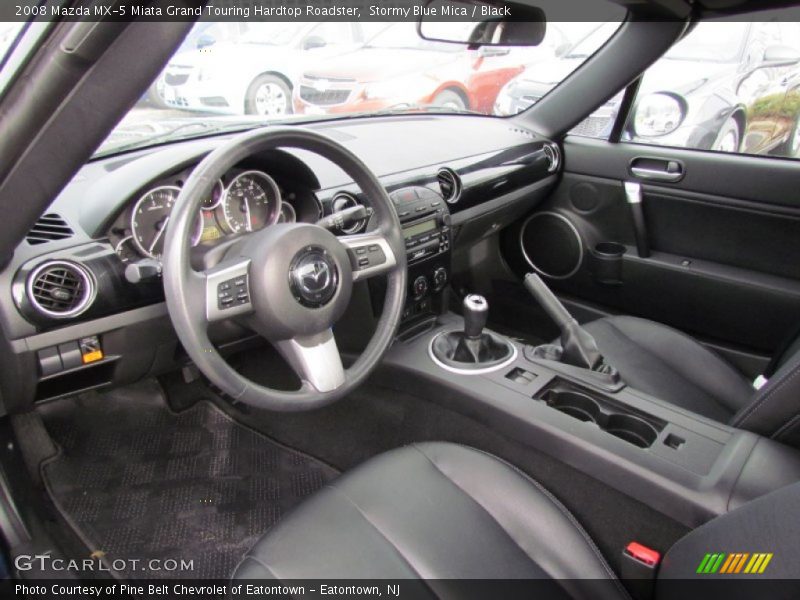 Black Interior - 2008 MX-5 Miata Grand Touring Hardtop Roadster 