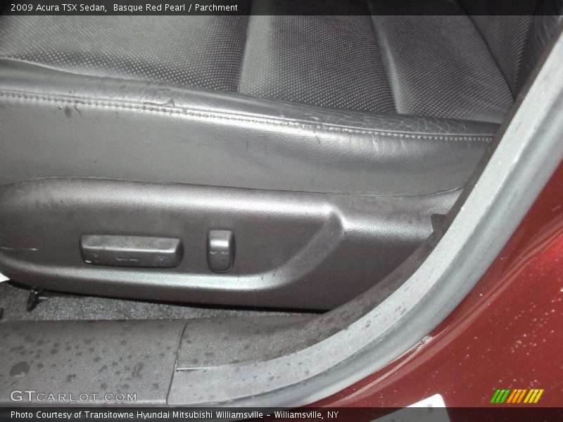 Basque Red Pearl / Parchment 2009 Acura TSX Sedan