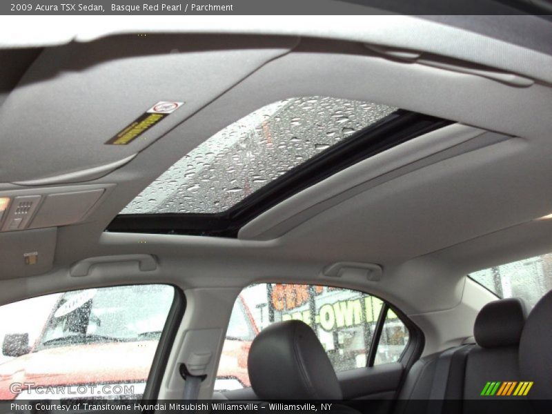 Basque Red Pearl / Parchment 2009 Acura TSX Sedan