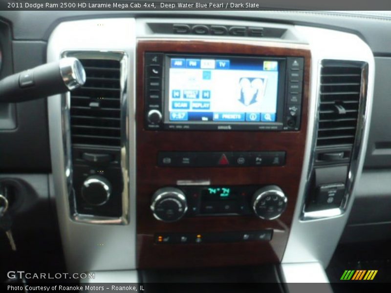 Deep Water Blue Pearl / Dark Slate 2011 Dodge Ram 2500 HD Laramie Mega Cab 4x4