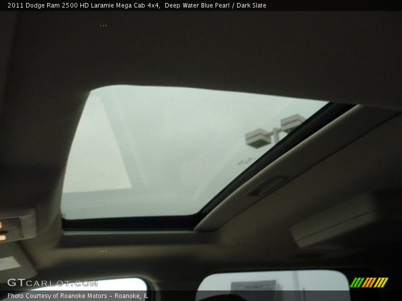 Deep Water Blue Pearl / Dark Slate 2011 Dodge Ram 2500 HD Laramie Mega Cab 4x4