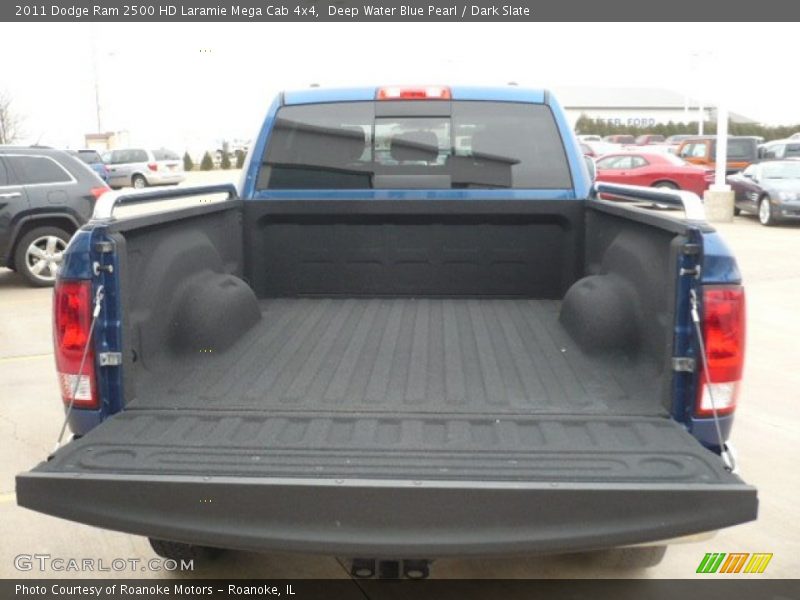 Deep Water Blue Pearl / Dark Slate 2011 Dodge Ram 2500 HD Laramie Mega Cab 4x4