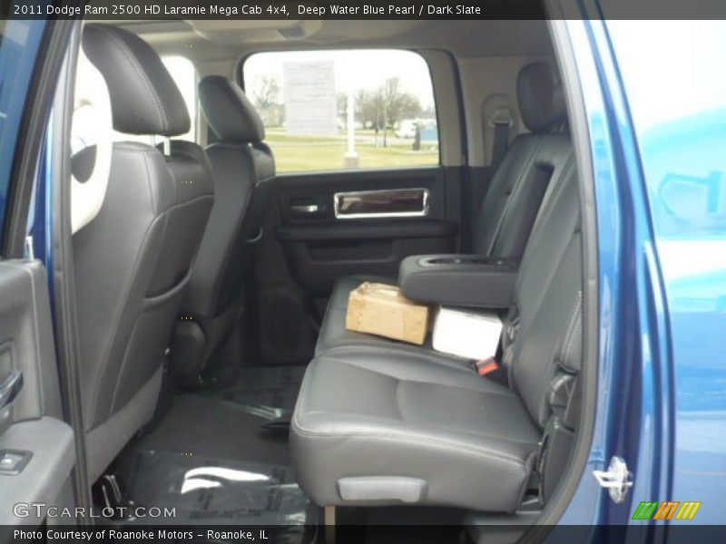 Deep Water Blue Pearl / Dark Slate 2011 Dodge Ram 2500 HD Laramie Mega Cab 4x4