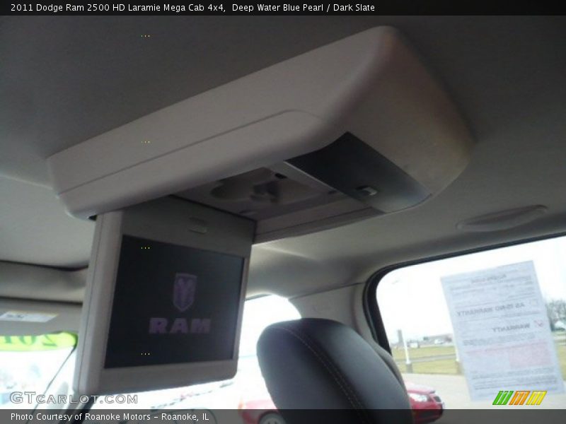 Deep Water Blue Pearl / Dark Slate 2011 Dodge Ram 2500 HD Laramie Mega Cab 4x4