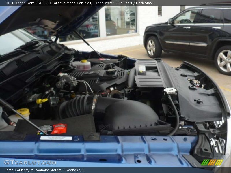 Deep Water Blue Pearl / Dark Slate 2011 Dodge Ram 2500 HD Laramie Mega Cab 4x4