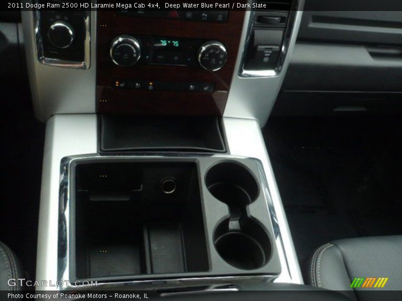 Deep Water Blue Pearl / Dark Slate 2011 Dodge Ram 2500 HD Laramie Mega Cab 4x4