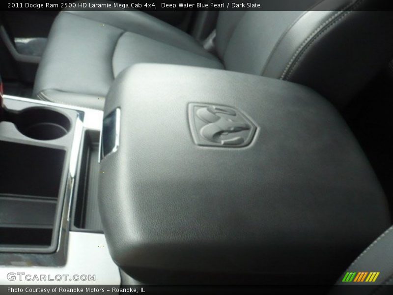 Deep Water Blue Pearl / Dark Slate 2011 Dodge Ram 2500 HD Laramie Mega Cab 4x4