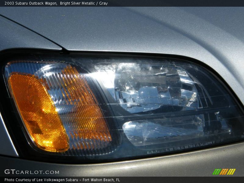 Bright Silver Metallic / Gray 2003 Subaru Outback Wagon