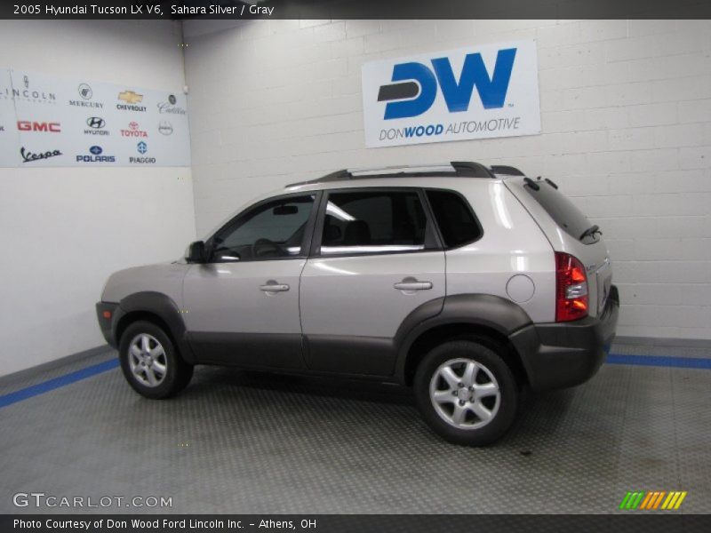 Sahara Silver / Gray 2005 Hyundai Tucson LX V6