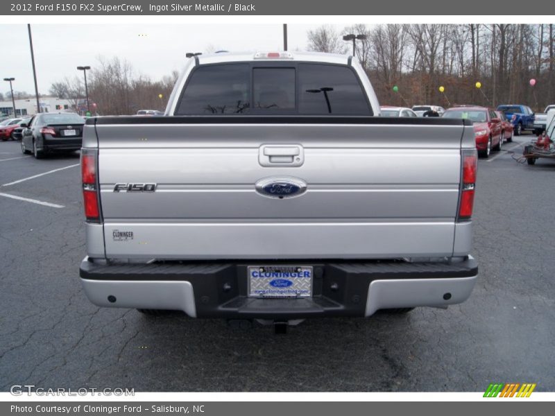 Ingot Silver Metallic / Black 2012 Ford F150 FX2 SuperCrew