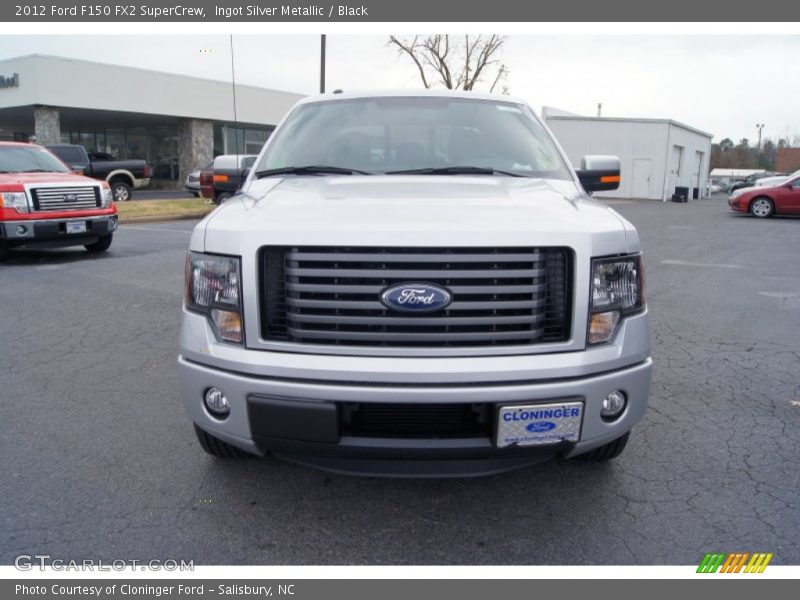 Ingot Silver Metallic / Black 2012 Ford F150 FX2 SuperCrew