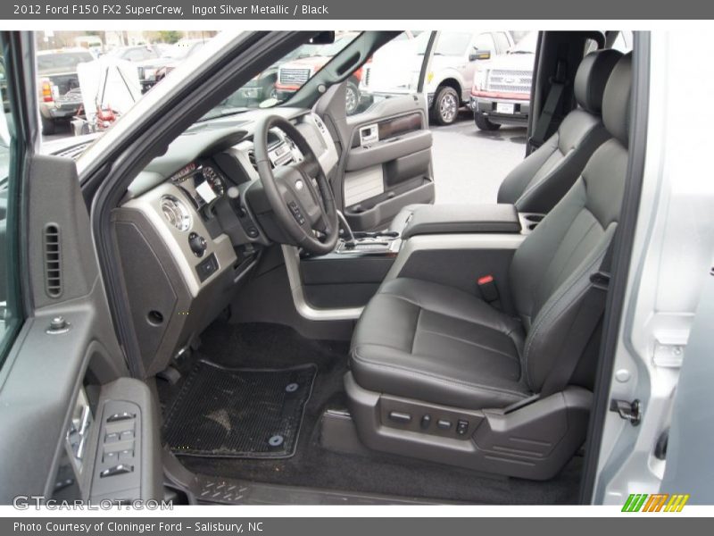  2012 F150 FX2 SuperCrew Black Interior