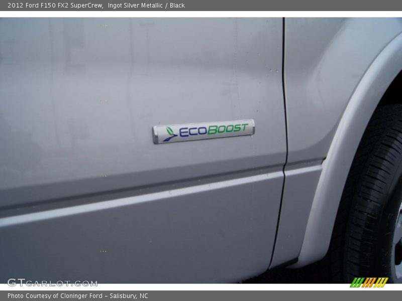 Ingot Silver Metallic / Black 2012 Ford F150 FX2 SuperCrew