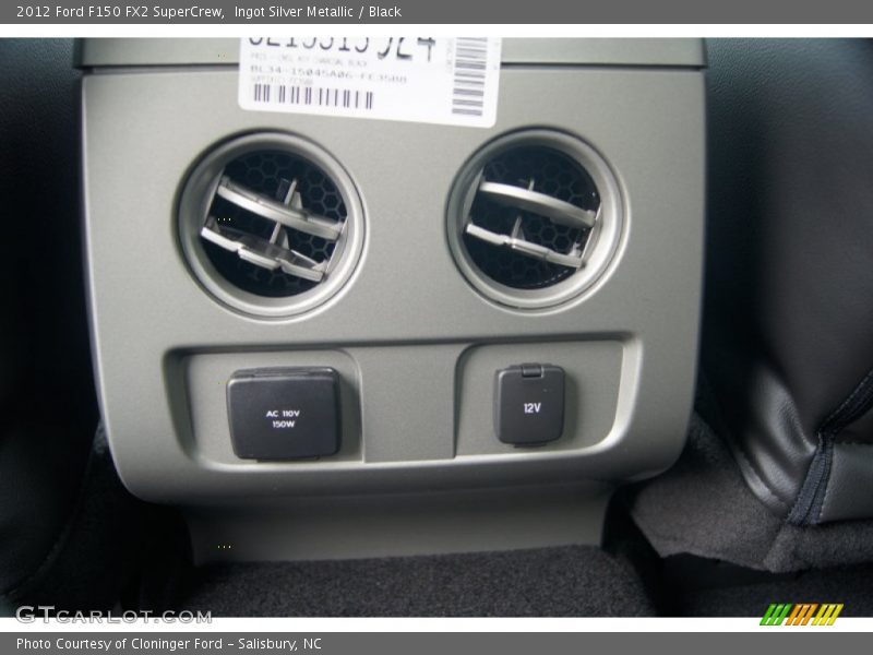Ingot Silver Metallic / Black 2012 Ford F150 FX2 SuperCrew