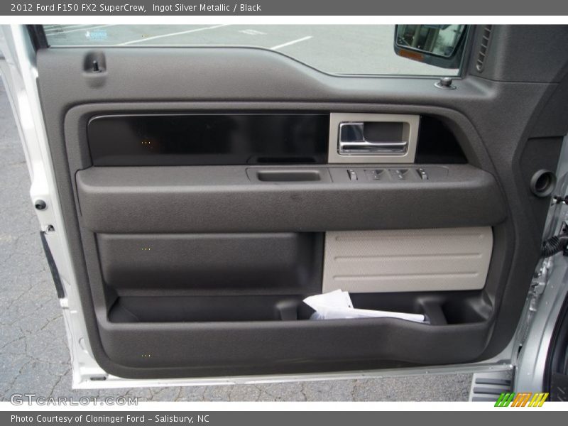 Ingot Silver Metallic / Black 2012 Ford F150 FX2 SuperCrew