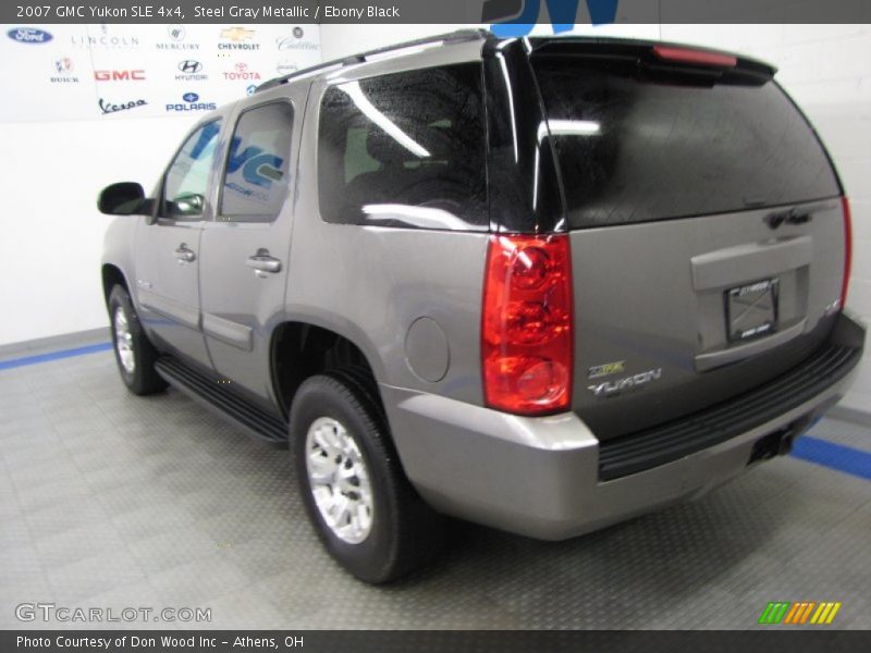 Steel Gray Metallic / Ebony Black 2007 GMC Yukon SLE 4x4