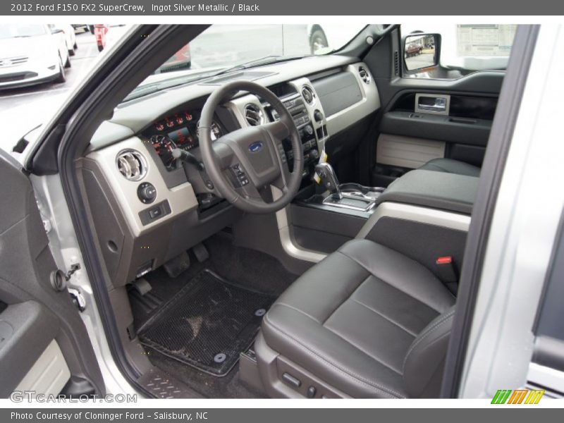 Ingot Silver Metallic / Black 2012 Ford F150 FX2 SuperCrew