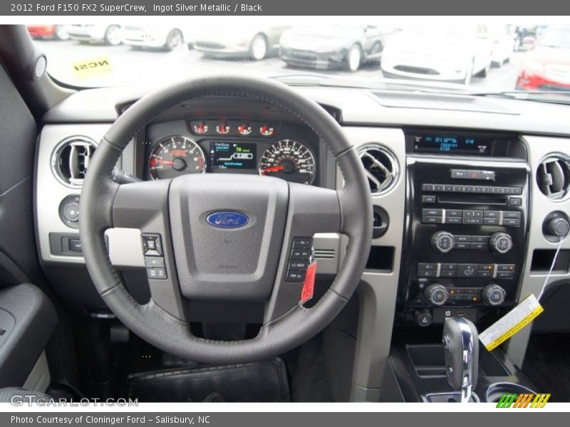 Ingot Silver Metallic / Black 2012 Ford F150 FX2 SuperCrew