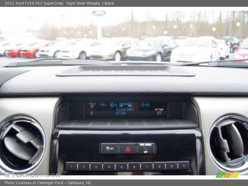 Ingot Silver Metallic / Black 2012 Ford F150 FX2 SuperCrew